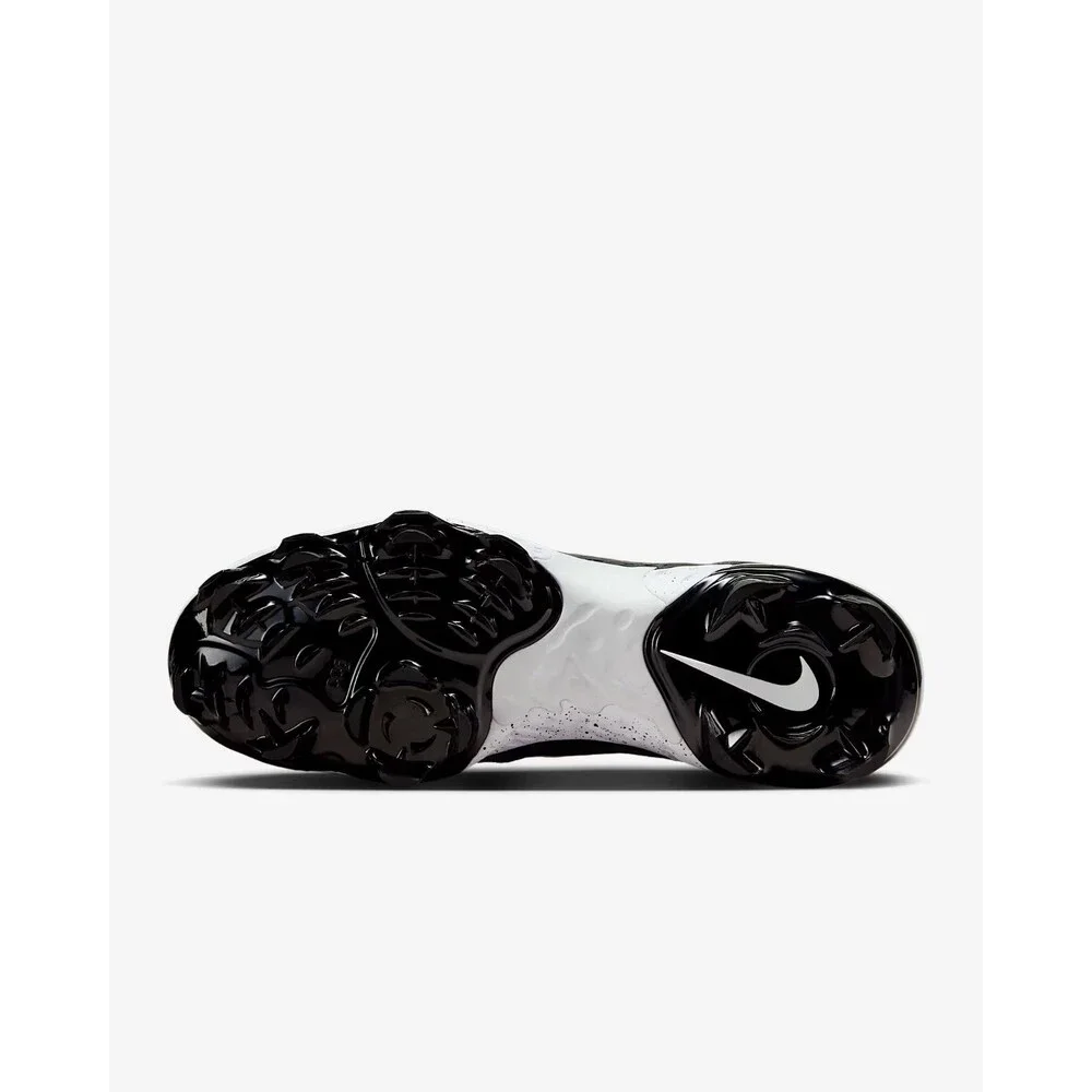 Nike Alpha Huarache Elite 4 MCS Baseball Cleat Grey/White FD6221-003 Mens Size 8